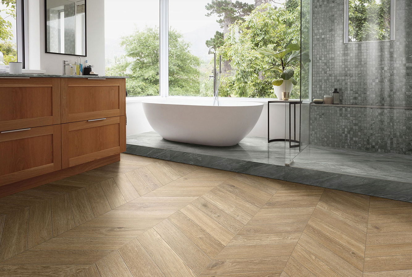 OSSIMORI CHEVRON BEIGE EXTRA MATT